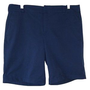 J.CREW 12 Re-Imagined Navy Fair Trade Tech Walking Shorts w/ Pockets 9" inseam